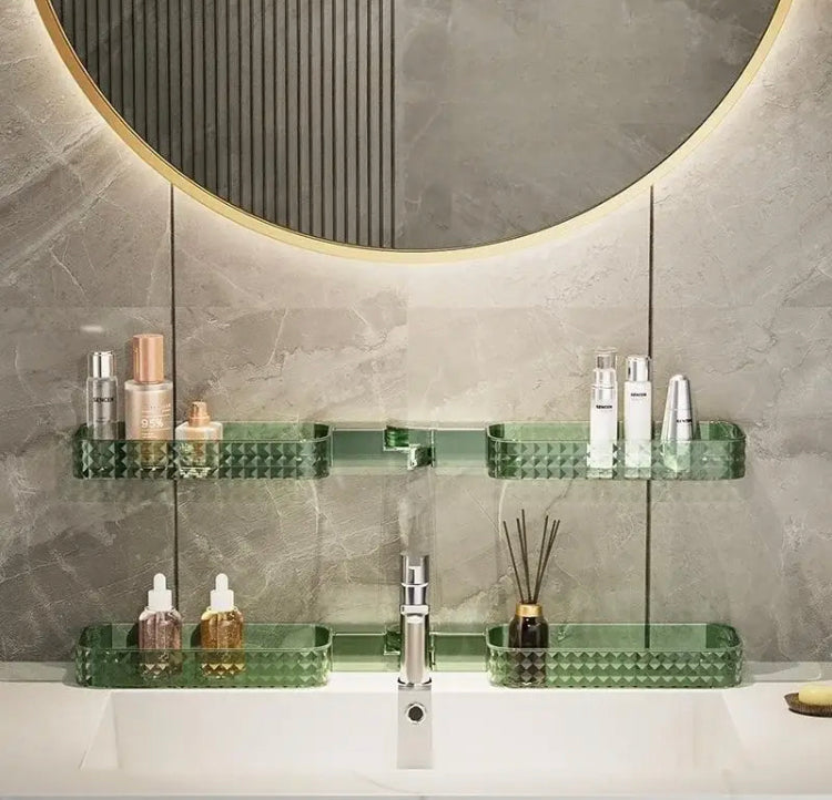 Multifunctional Bathroom Corner Shelf, Wall Mounted Bathroom Storage Organizer, New Foldable Design Bathroom Rack Multifunctional Bathroom Corner Shelf, Wall Mounted Bathroom Storage Organizer, New Foldable Design Bathroom Rack